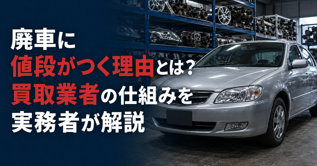 廃車に値段がつく理由とは?買取業者の仕組みを実務者が解説